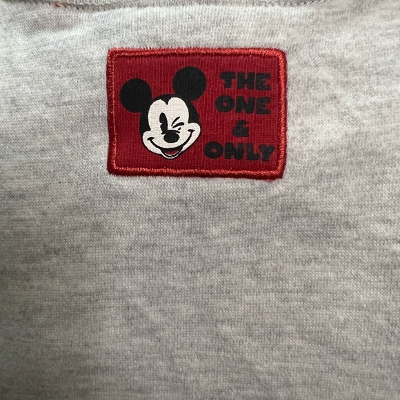 “Fading Mickey” 3/4 sleeve sweatshirt - Picture 5 of 5